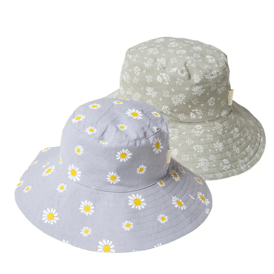Chapeau de soleil réversible Daisy - 50% de réduction - Rockahula - échantillons - Accessoire enfant