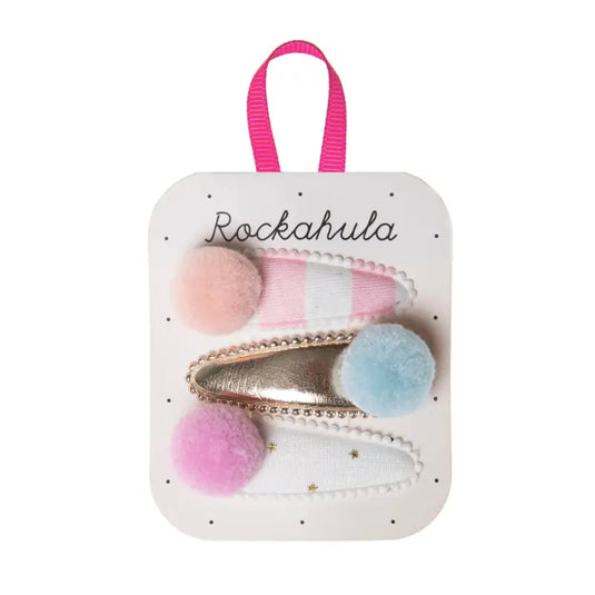 Pinces à pompons en forme de bonbon - 50% de réduction - Rockahula - échantillons - Accessoire enfant