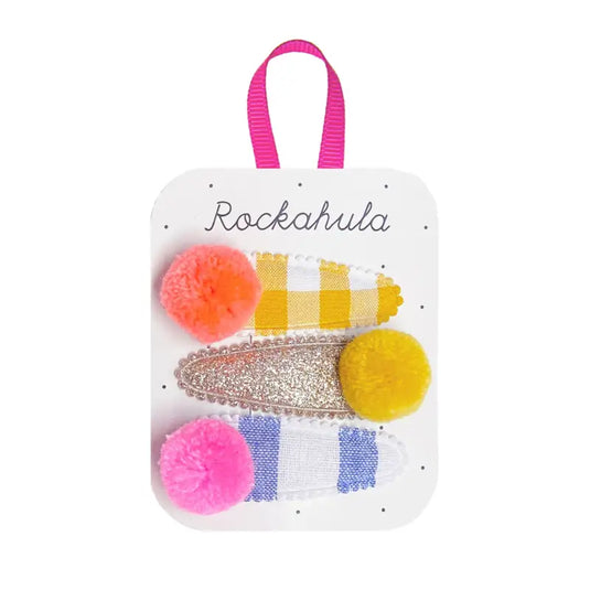 Pinces à pompons Miami - 50% de réduction - Rockahula - échantillons - Accessoire enfant