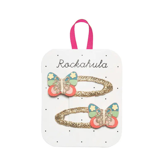 Pinces papillon arc-en-ciel - 50% de réduction - Rockahula - échantillons - Accessoire enfant