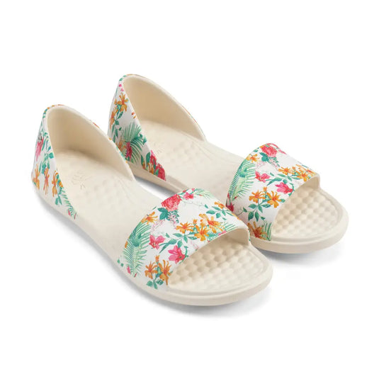 Chaussure du vendredi - Graphique Tropical Palm/Os - Tropical Palm/Bone / W5 - Sandales