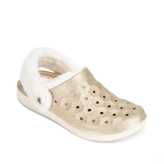 Clog doublé Varsity - Trendsetter Gold Glitter/Naturel - Trendsetter Gold Glitter/Natural / W6 - Clog