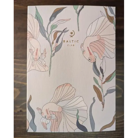 Baltic Club cahier de note poisson blanc
