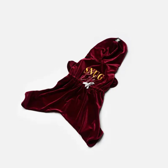 Pyjamas velour rouge pour chien - 50% de réduction - Boutique Animo - Pyjamas pour chien