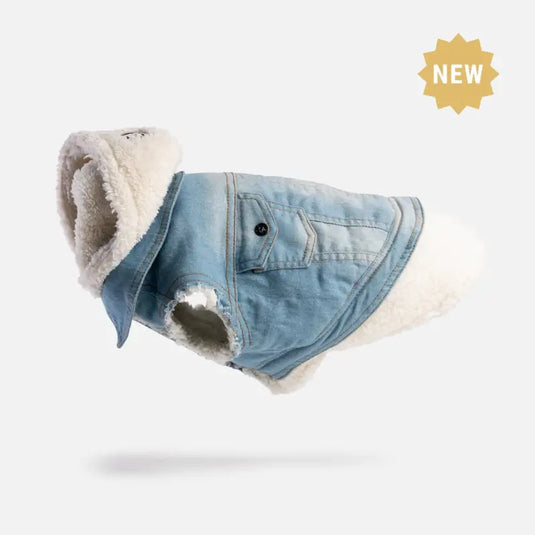 Veste en jean pour chien - 50% de réduction - Boutique Animo - Manteau pour chien