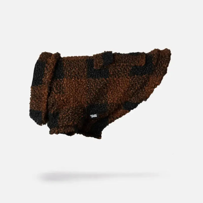 Veste Sherpa Brun pour chien - 50% de réduction - Boutique Animo - Manteau pour chien
