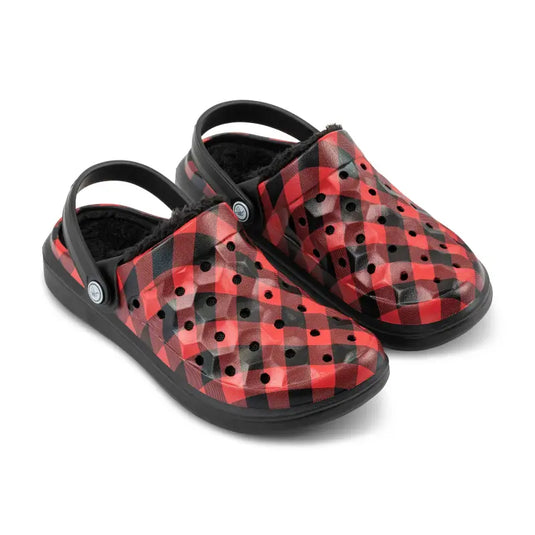 Clog doublé Varsity Graphic - Buffalo Plaid / Noir - Joybees - Chaussure