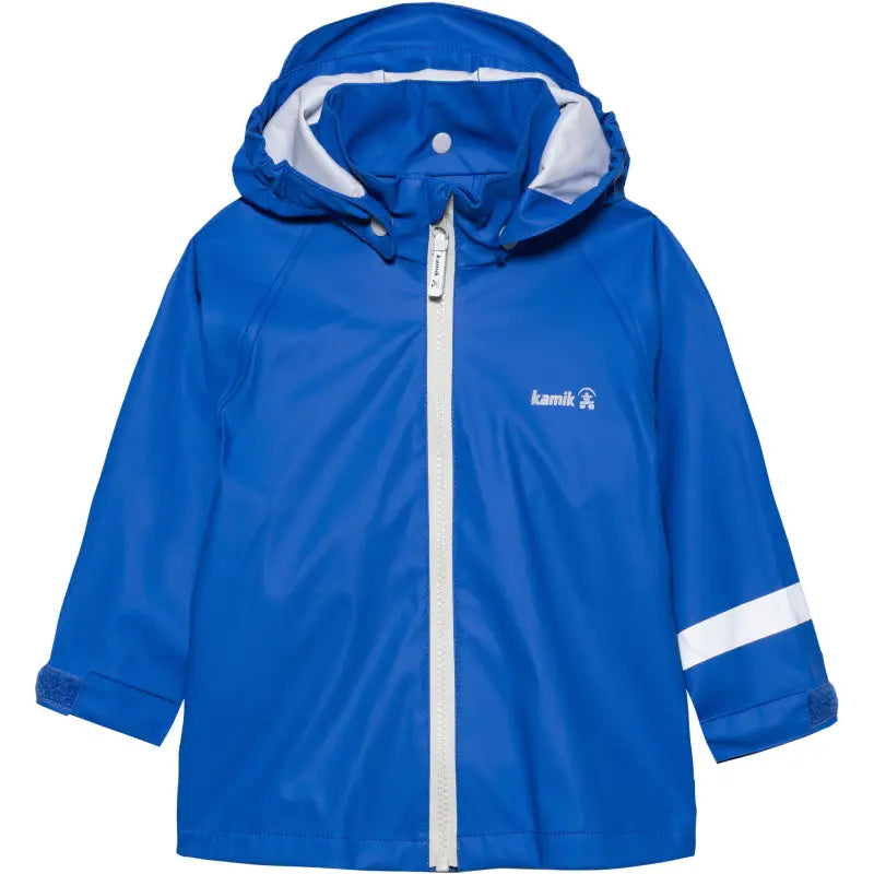Chargez l&#39;image dans la visionneuse de la galerie, Manteau de pluie 100% imperméable - Strong Blue - Taille 12 mois - 60% de réduction - Kamik - échantillon - Manteau
