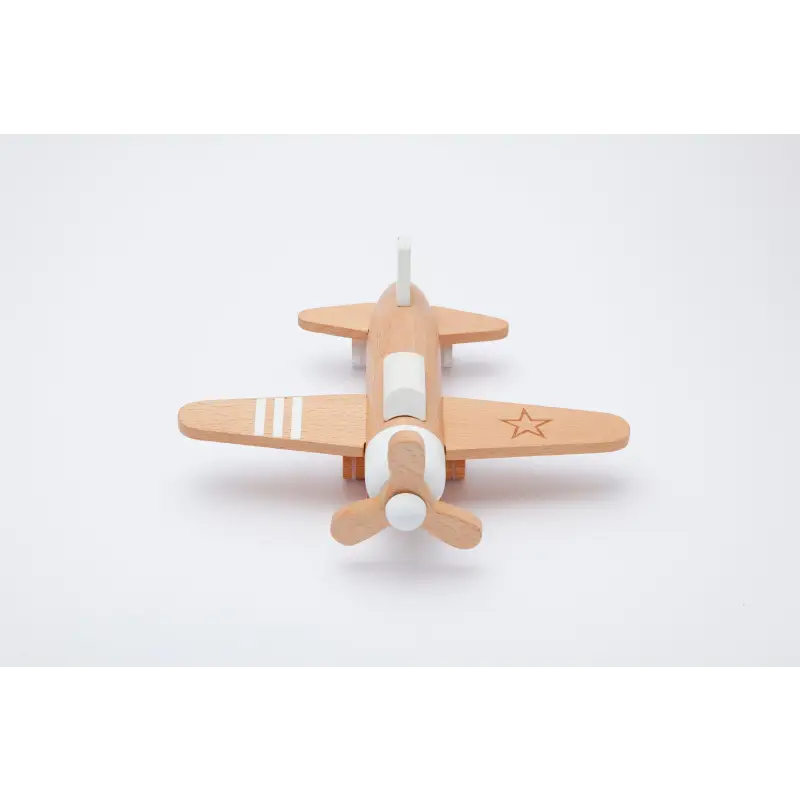 Chargez l&#39;image dans la visionneuse de la galerie, Hikoki - Avion à hélice à friction Blanc - 45% de réduction - Kiko &amp; GG - Jouet

