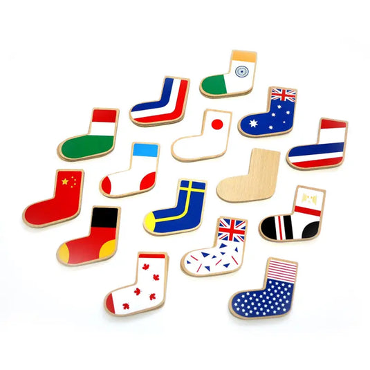 Jeu de mémoire - Drapeau du monde - 45% de réduction - Kiko & GG - Jouet