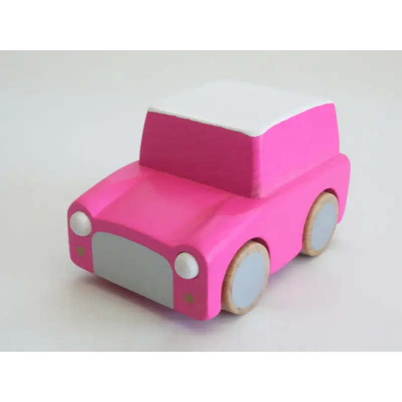 Chargez l&#39;image dans la visionneuse de la galerie, Kuruma car - Voiture à rétrofriction Rose - 45% de réduction - Kiko &amp; GG - Jouet
