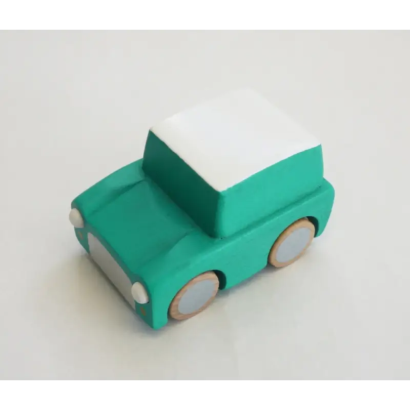 Chargez l&#39;image dans la visionneuse de la galerie, Kuruma car - Voiture à rétrofriction Vert - 45% de réduction - Kiko &amp; GG - Jouet
