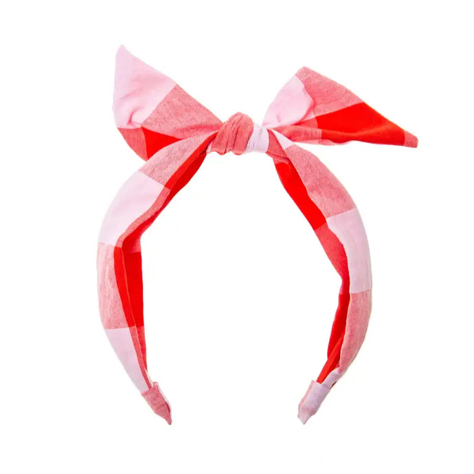 Bandeau à nouer à carreaux - 50% de réduction - Rockahula - échantillons - Accessoire enfant