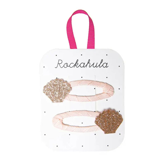 Pinces à paillettes coquillage - 50% de réduction - Rockahula - échantillons - Accessoire enfant