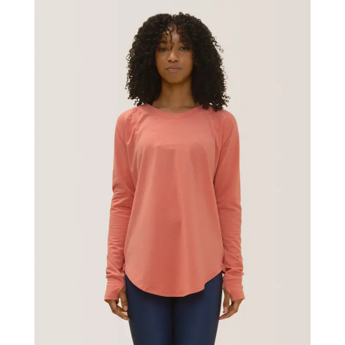Cozy Long Sleeves Rose Boreal/ Chandail Confo Rose Boreal- Coral / Corail.