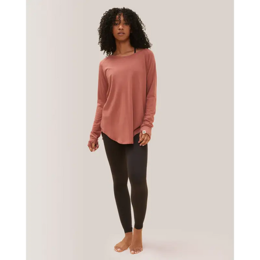 Cozy Long Sleeves Rose Boreal -Dahlia  Over / Dahlia Over