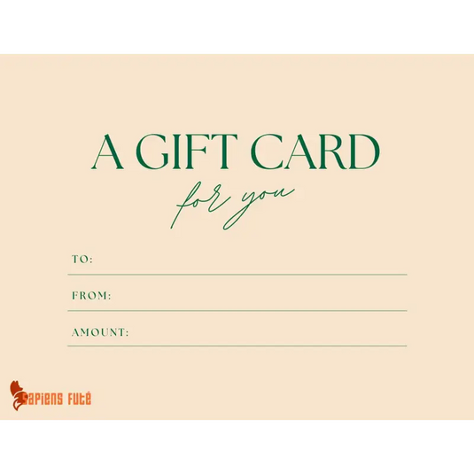 Carte-cadeau de Sapiens Futé - Carte-cadeau