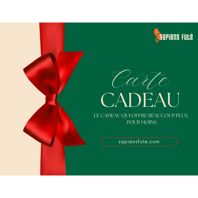 Carte-cadeau de Sapiens Futé - Carte-cadeau