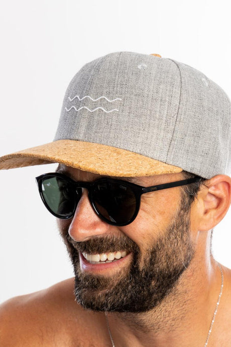 Casquette Shack avec visière de liège - vagues