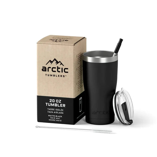 Tumbler Noir - 20oz-591mL - Tasse isolée